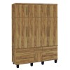 Guarda-Roupa Triplex 07 Portas cor canelato - Mega Moveis